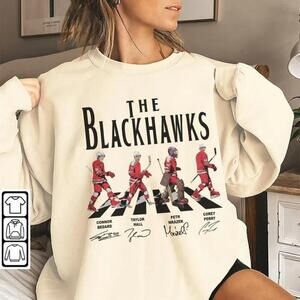 Chicago Blackhawks Abbey Road Hockey Graphic Fan Sweatshirt